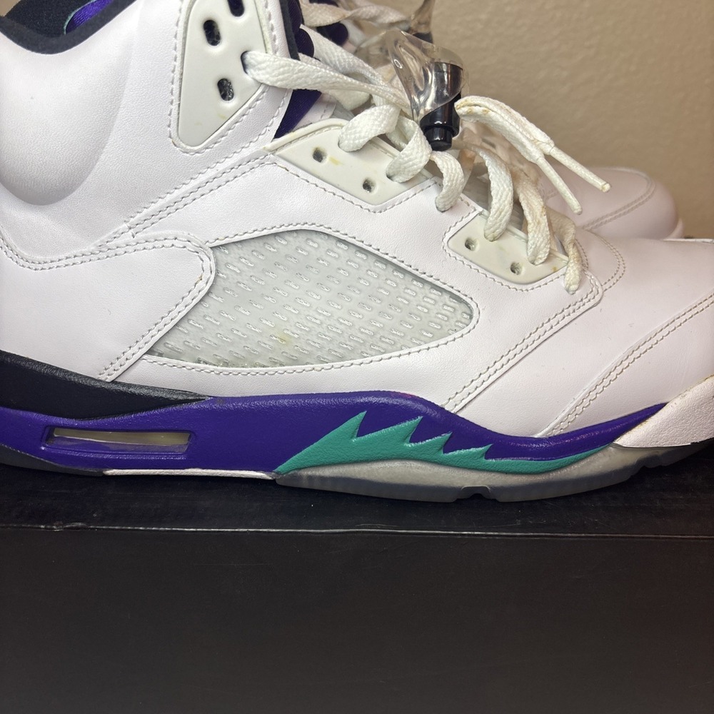 2013‎ Nike Air Jordan 5 Retro Grape 138027-108 Men's Size 12 - Picture 3 of 16